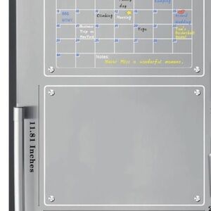 Magnetic Dry Erase Calendar Board